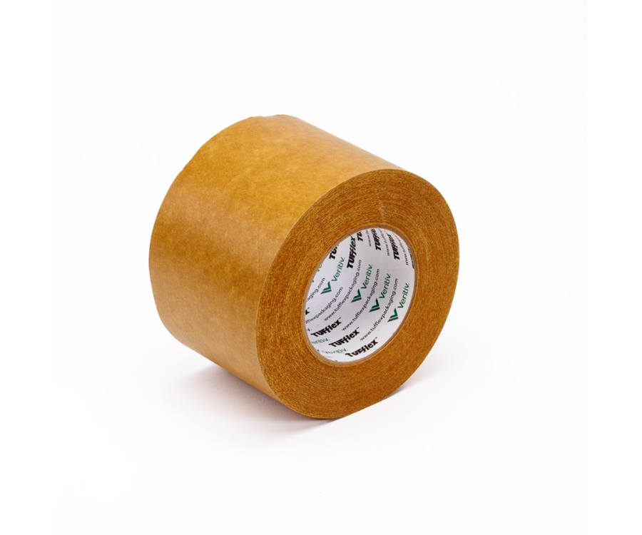 TUFflex 7.2 mil. Brown Superior Performance Flatback Tape Roll (96 mm. x 54.8 m., 12 RL/CS)